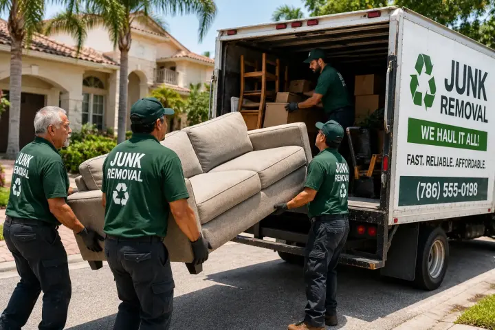 Commercial junk cleanout service across Dubai